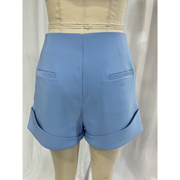 Camila Coelho 'Paulina' Blue Crepe Short Size M - Picture 3 of 5